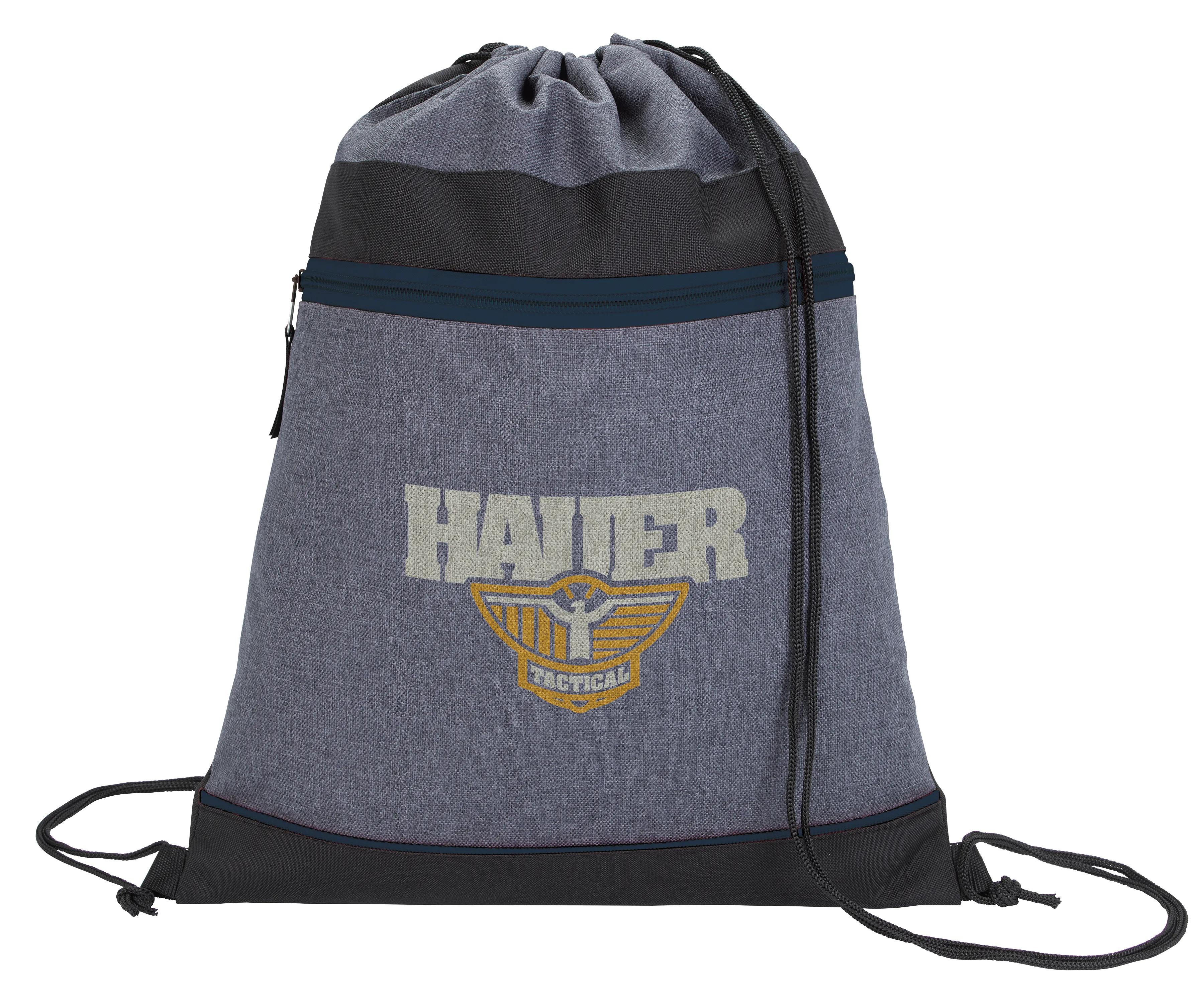 RPET Two-Tone Drawstring Backpack 22 of 28