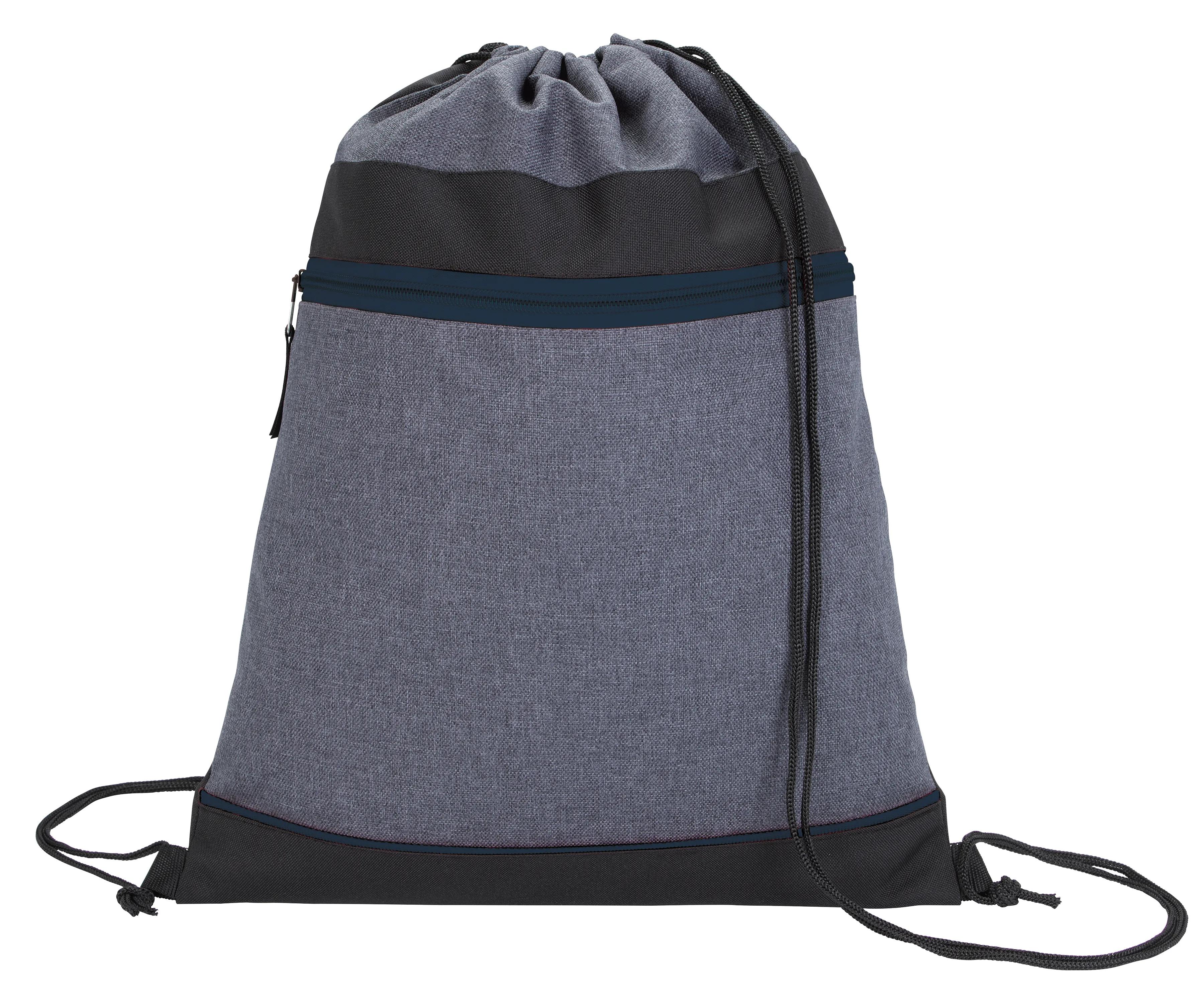 RPET Two-Tone Drawstring Backpack 15 of 28