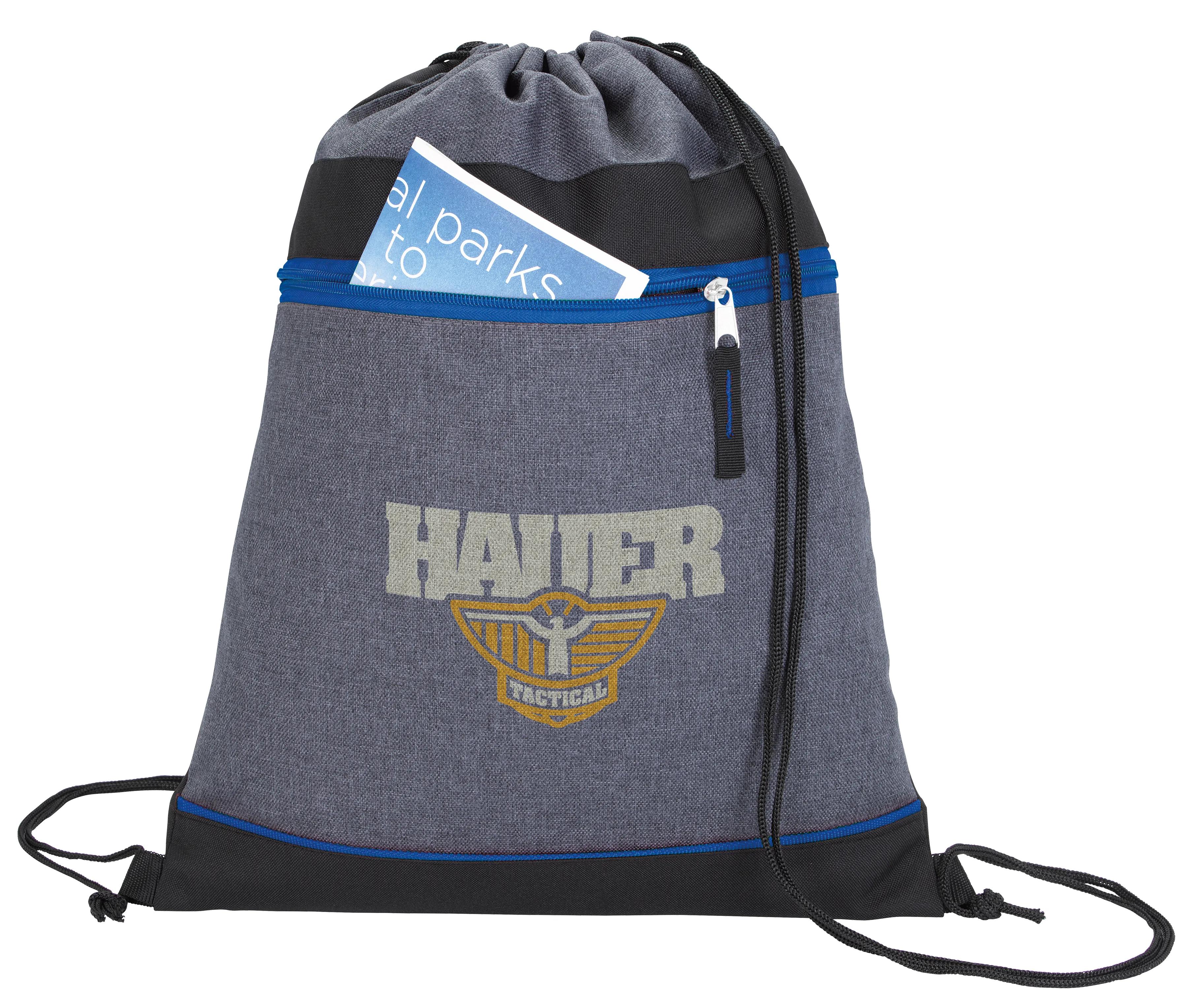 RPET Two-Tone Drawstring Backpack 24 of 28