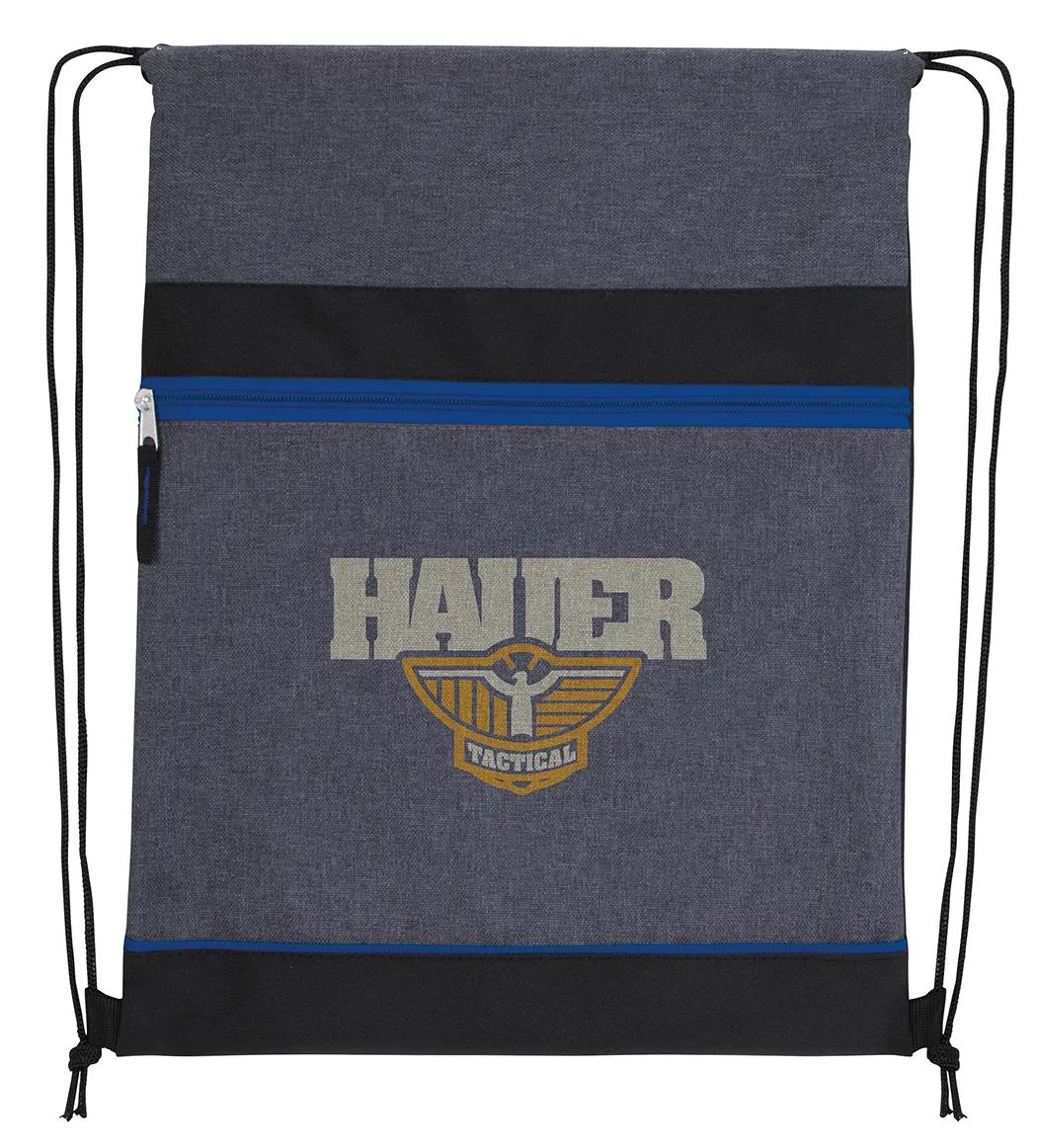 RPET Two-Tone Drawstring Backpack 2 of 28