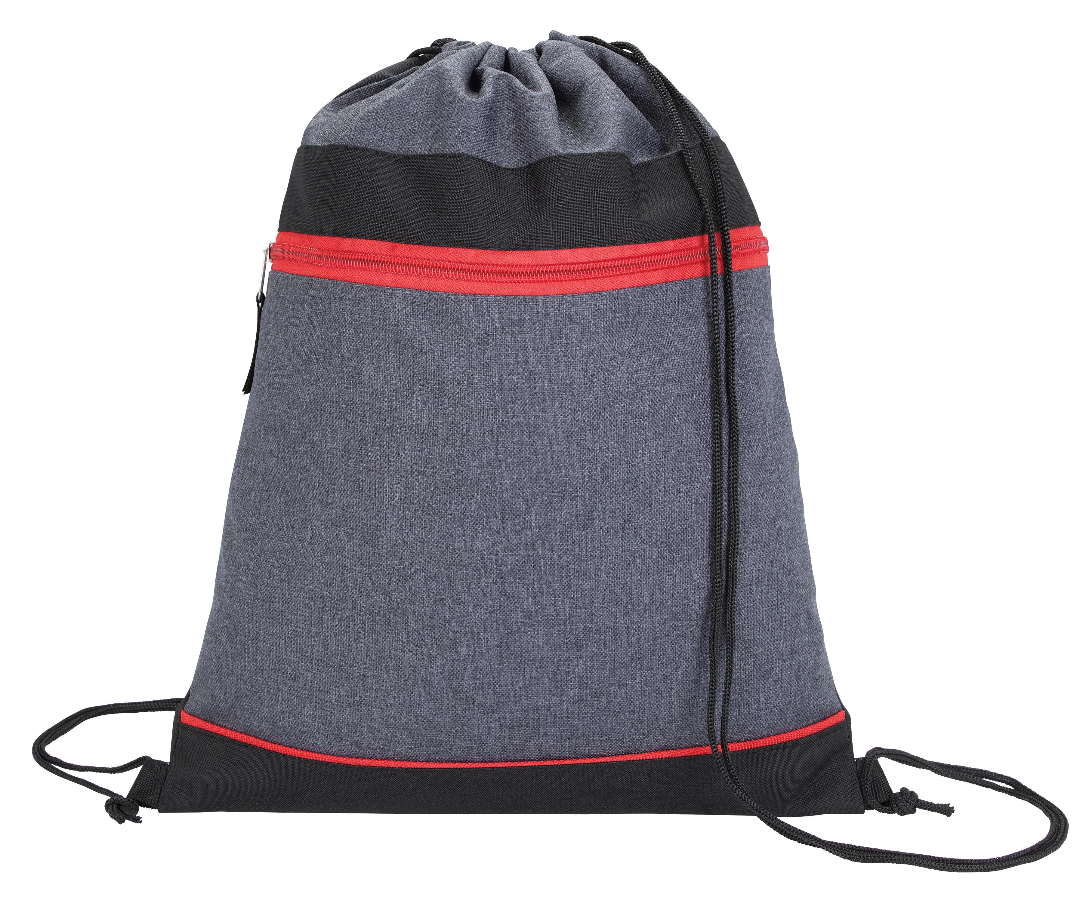 RPET Two-Tone Drawstring Backpack 17 of 28