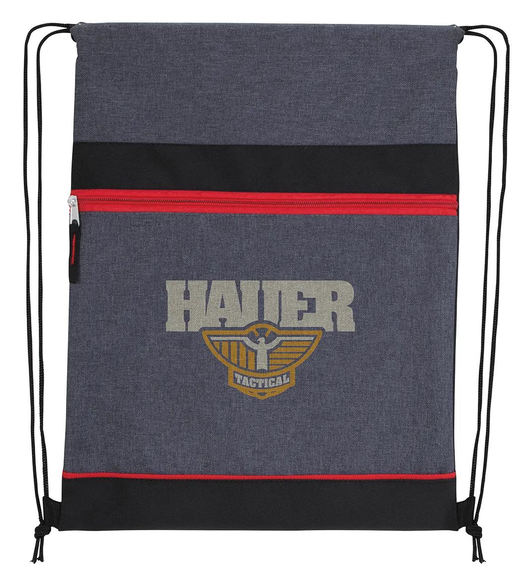 RPET Two-Tone Drawstring Backpack 11 of 28
