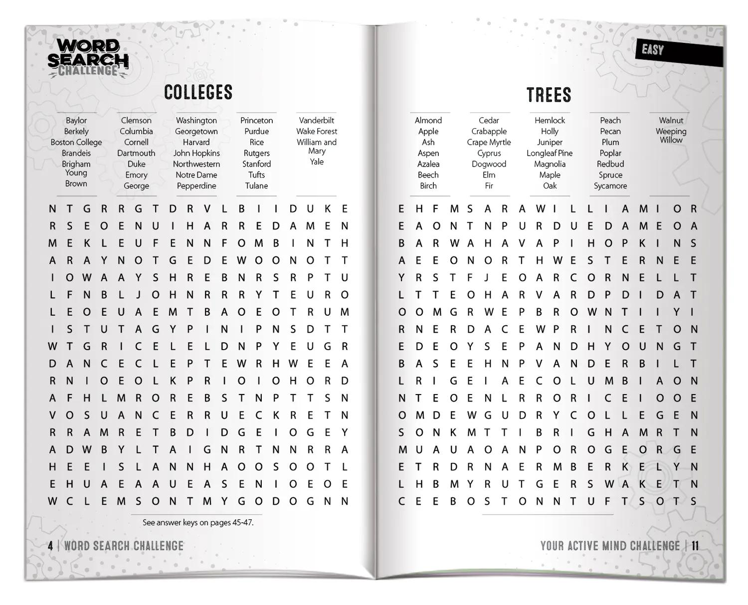 Sharp Minds Games: Word Searches Challenge 4 of 8