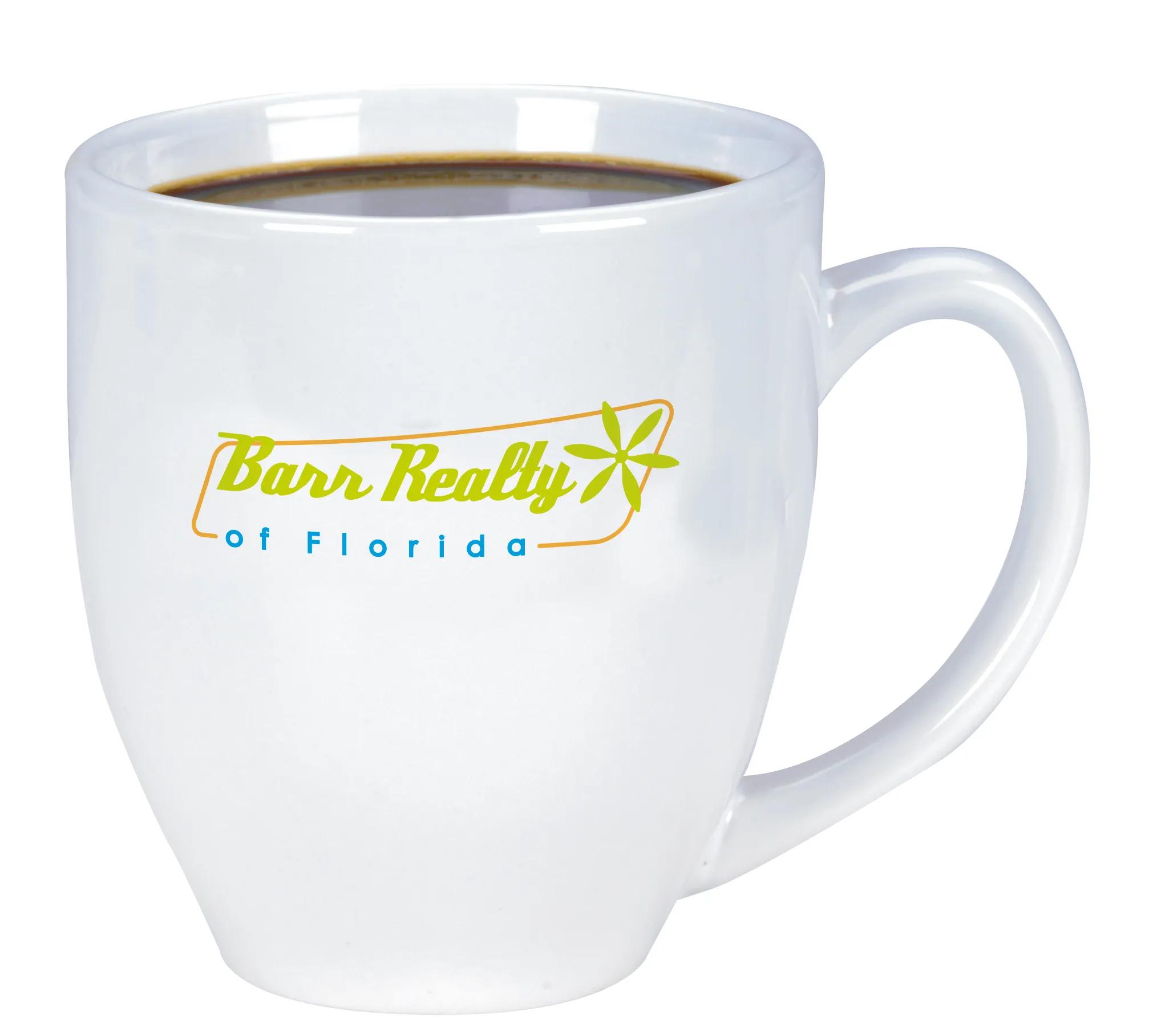 Shiny Bistro Mug - 15 oz. (white) 2 of 6