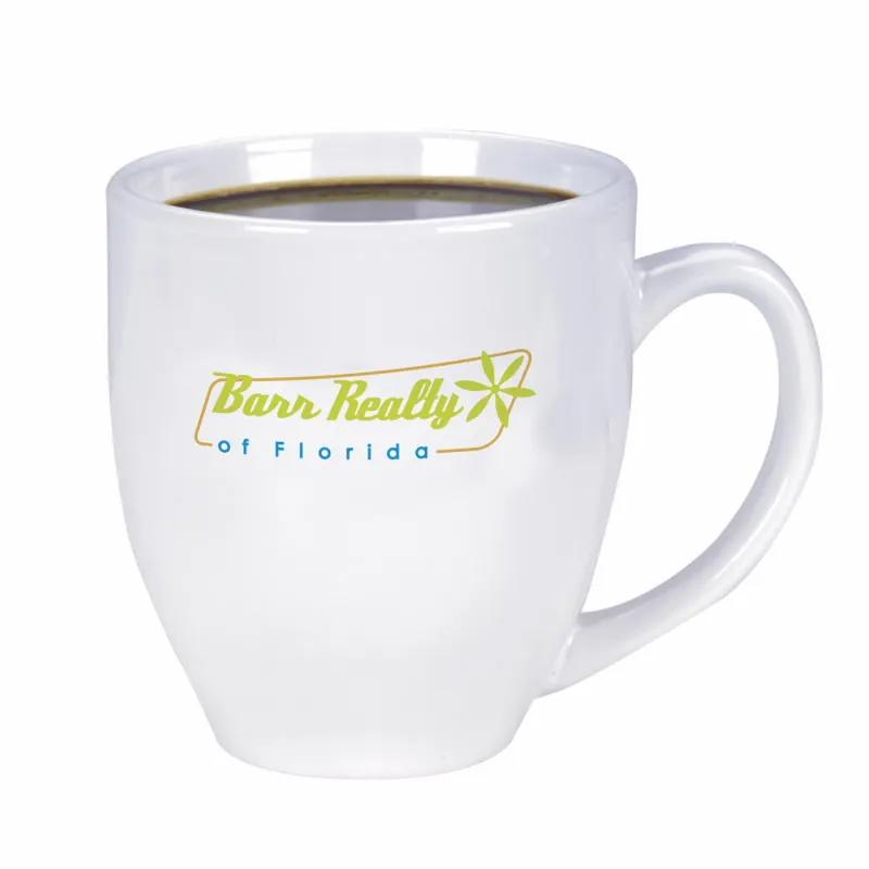 Shiny Bistro Mug - 15 oz. (white) 1 of 3