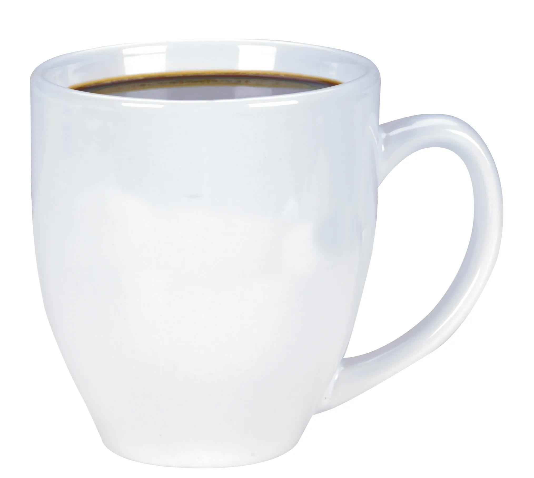 Shiny Bistro Mug - 15 oz. (white) 1 of 6