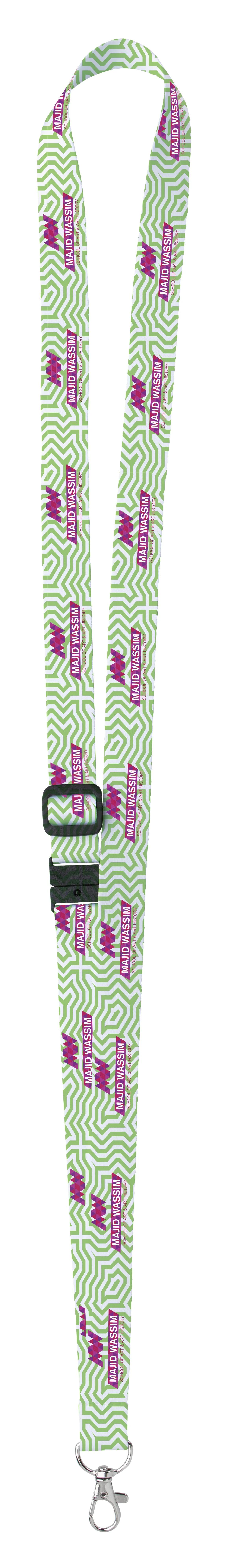 Universal Source® 3/4" Adjustable Polyester 4 Color Lanyard 3 of 11