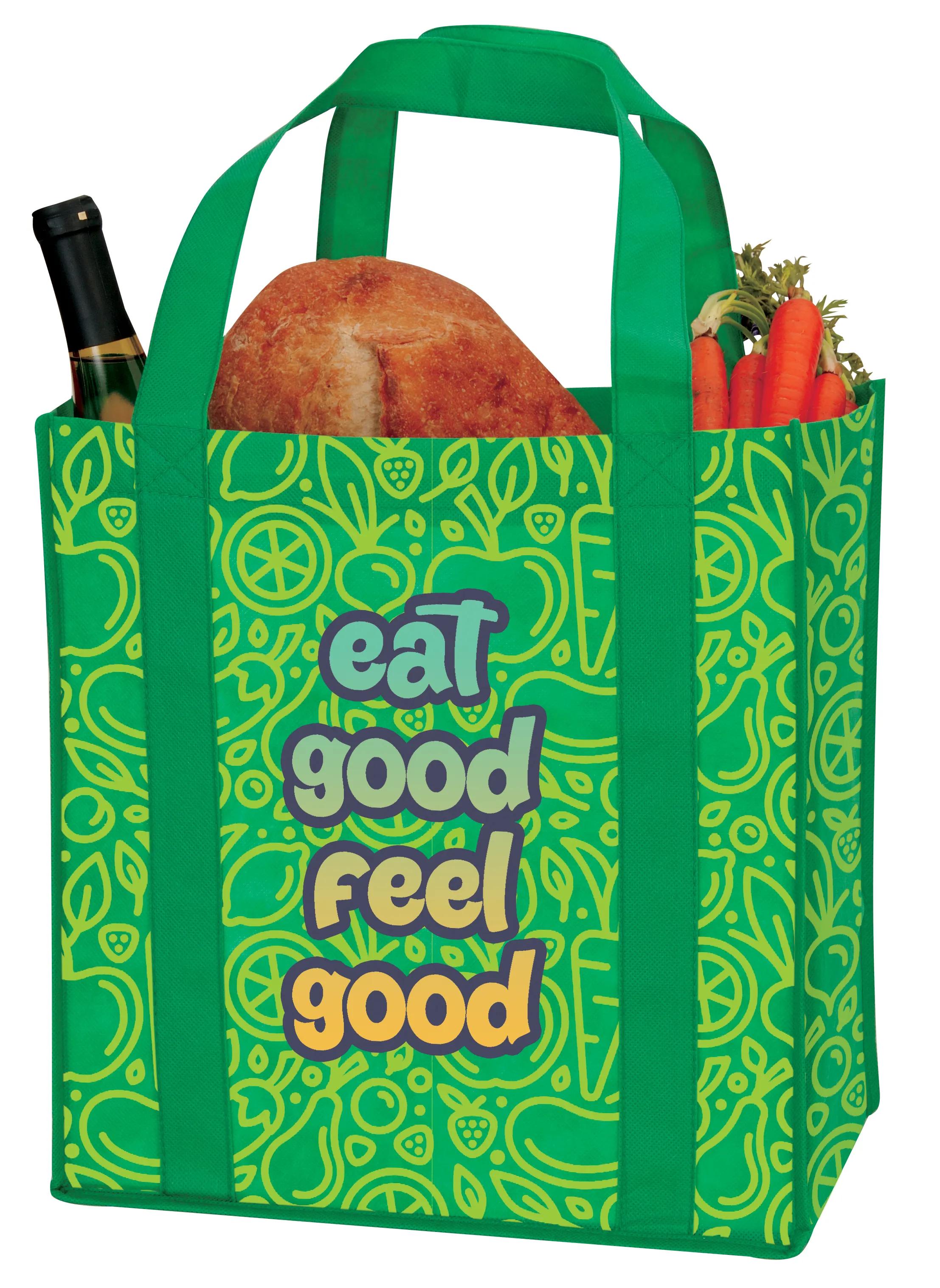 Universal Source® Laminated Non-Woven Grocery Tote 6 of 20
