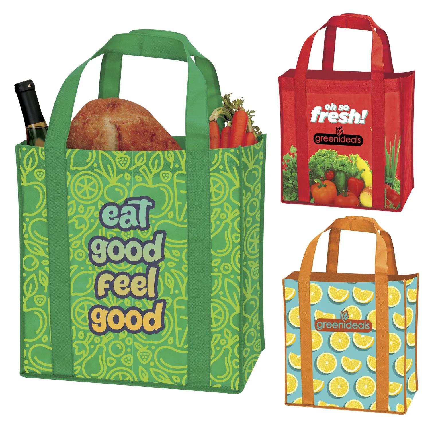 Laminated Non-Woven Grocery Tote 4 of 10