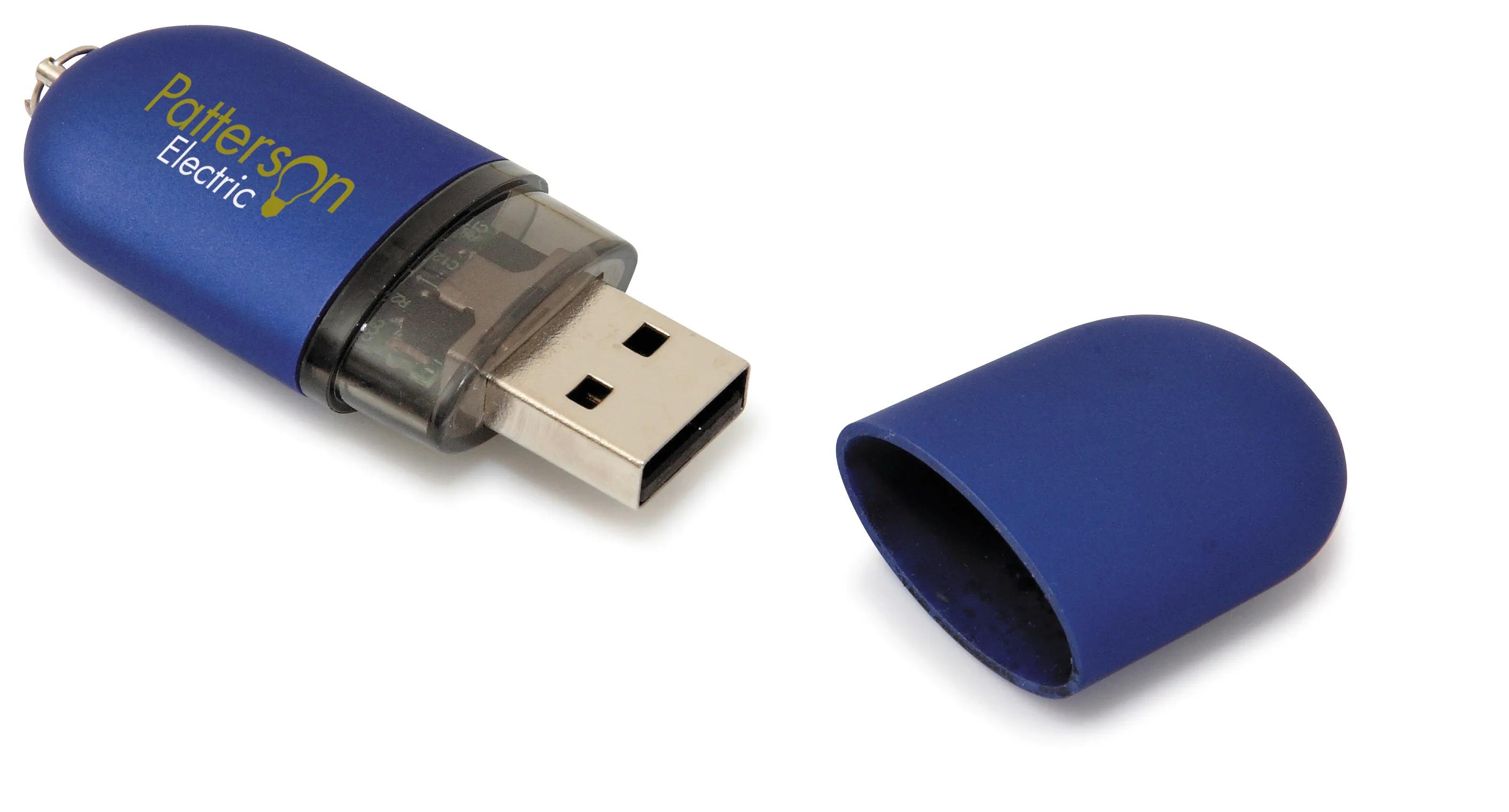 16 GB Oval USB 2.0 Flash Drive 7 of 11