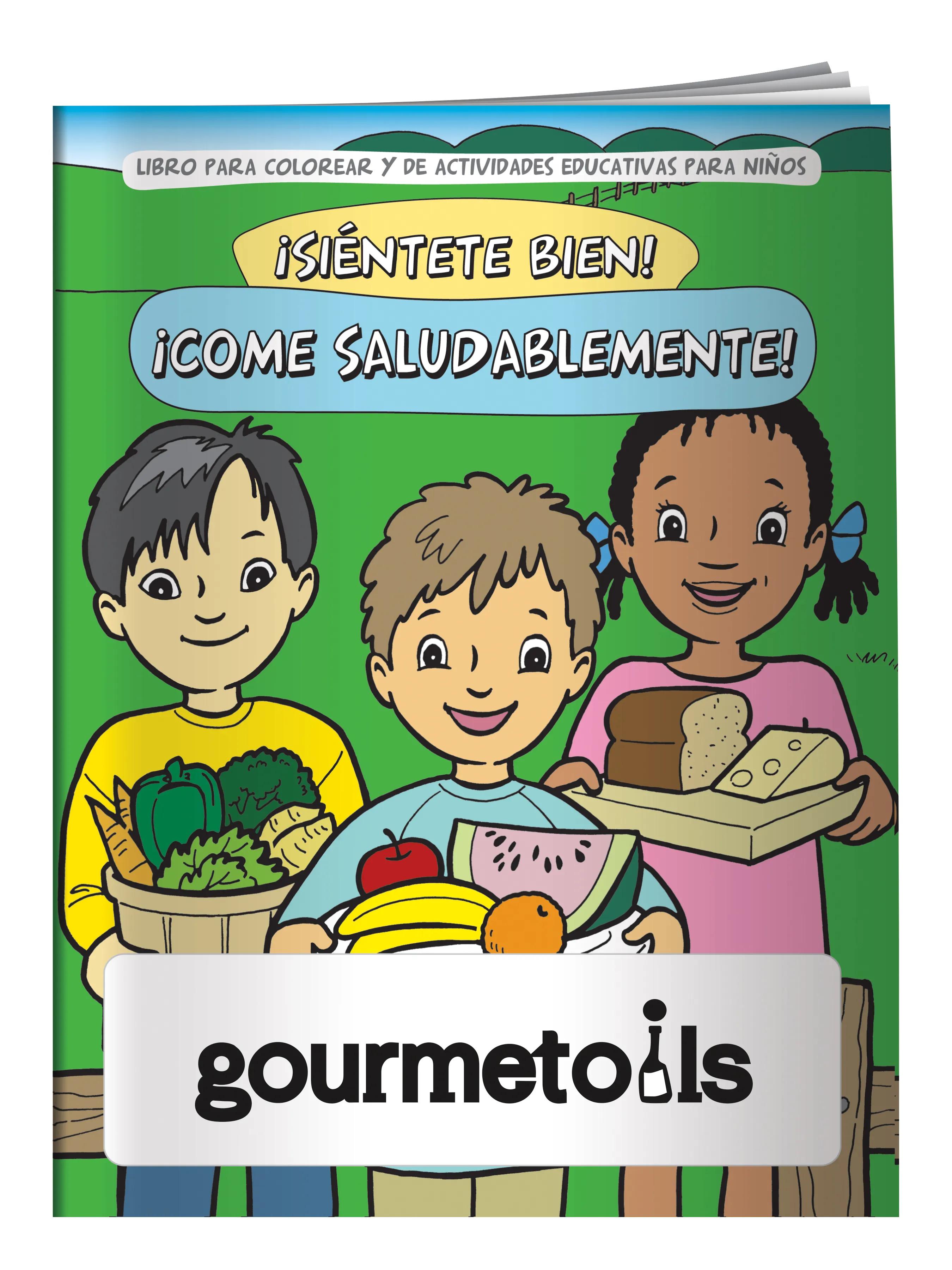 Coloring Book: Eat Healthy (Spanish) 4 of 4