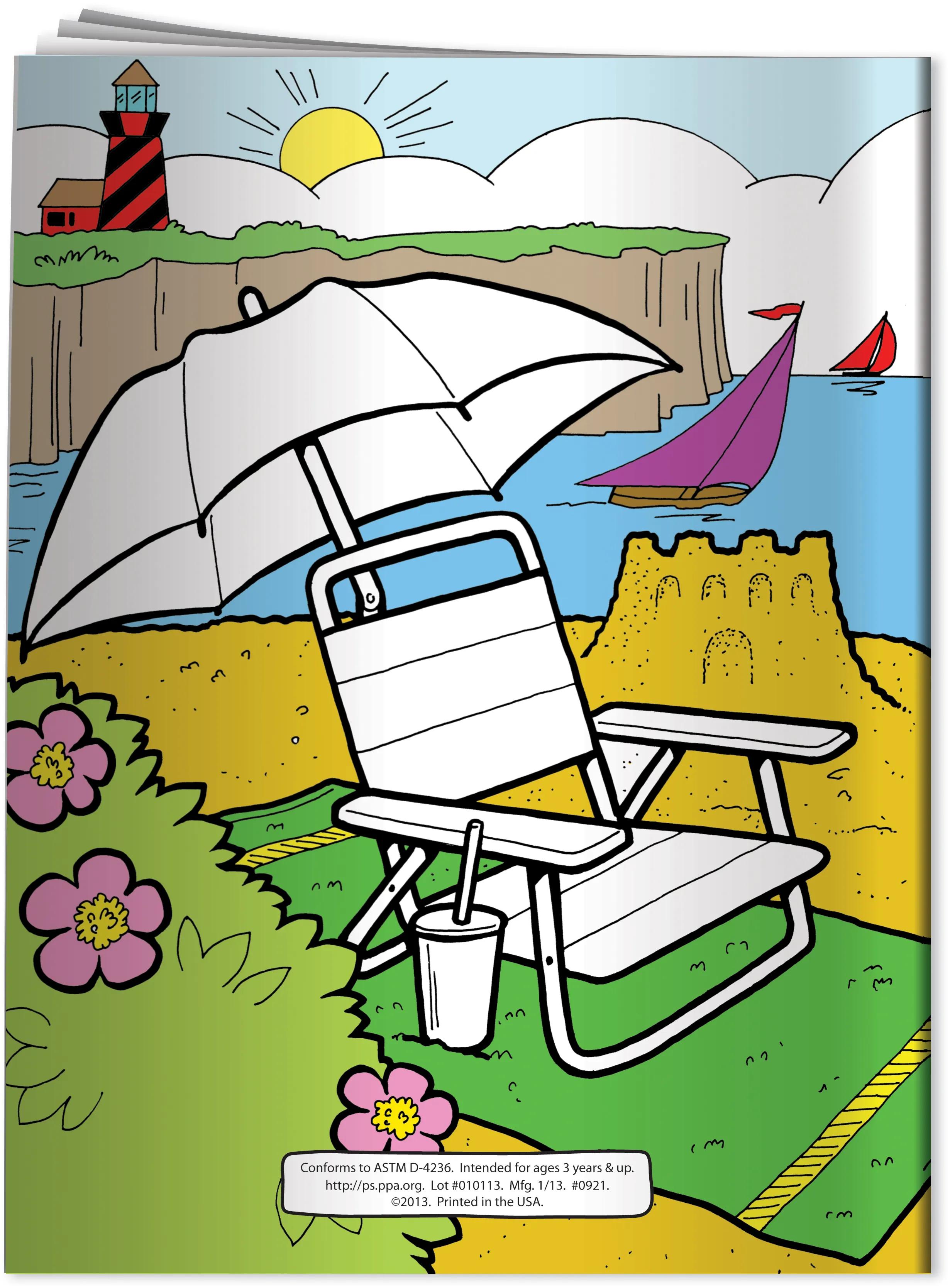 Coloring Book: Summer Safety 1 of 4