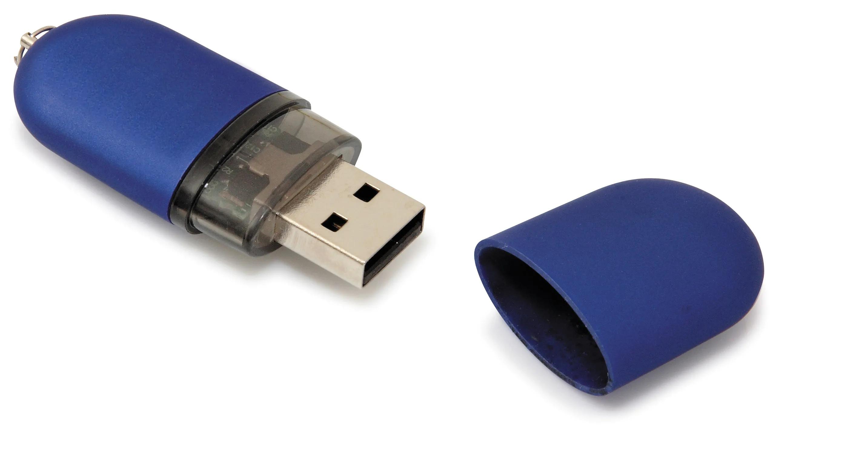 1 GB Oval USB 2.0 Flash Drive 2 of 11