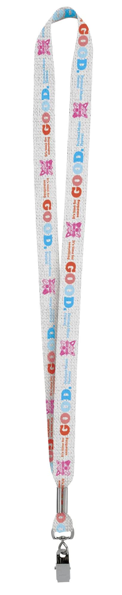 3/4" 'Fine Print' Lanyard 5 of 26