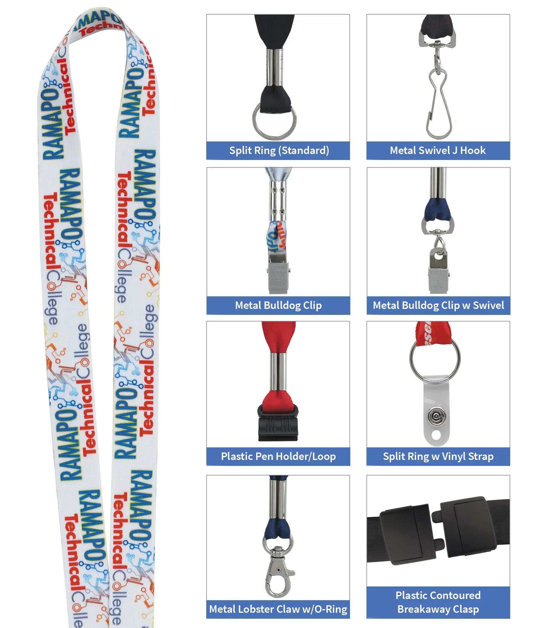 3/4" 'Fine Print' Lanyard