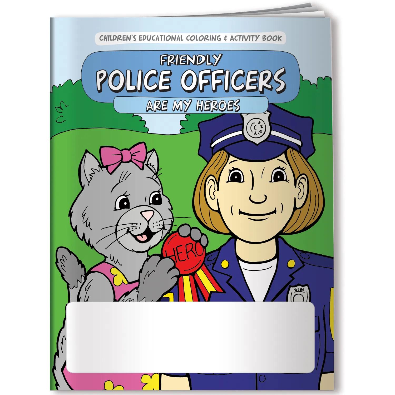 Coloring Book: Friendly Police Officers 2 of 5