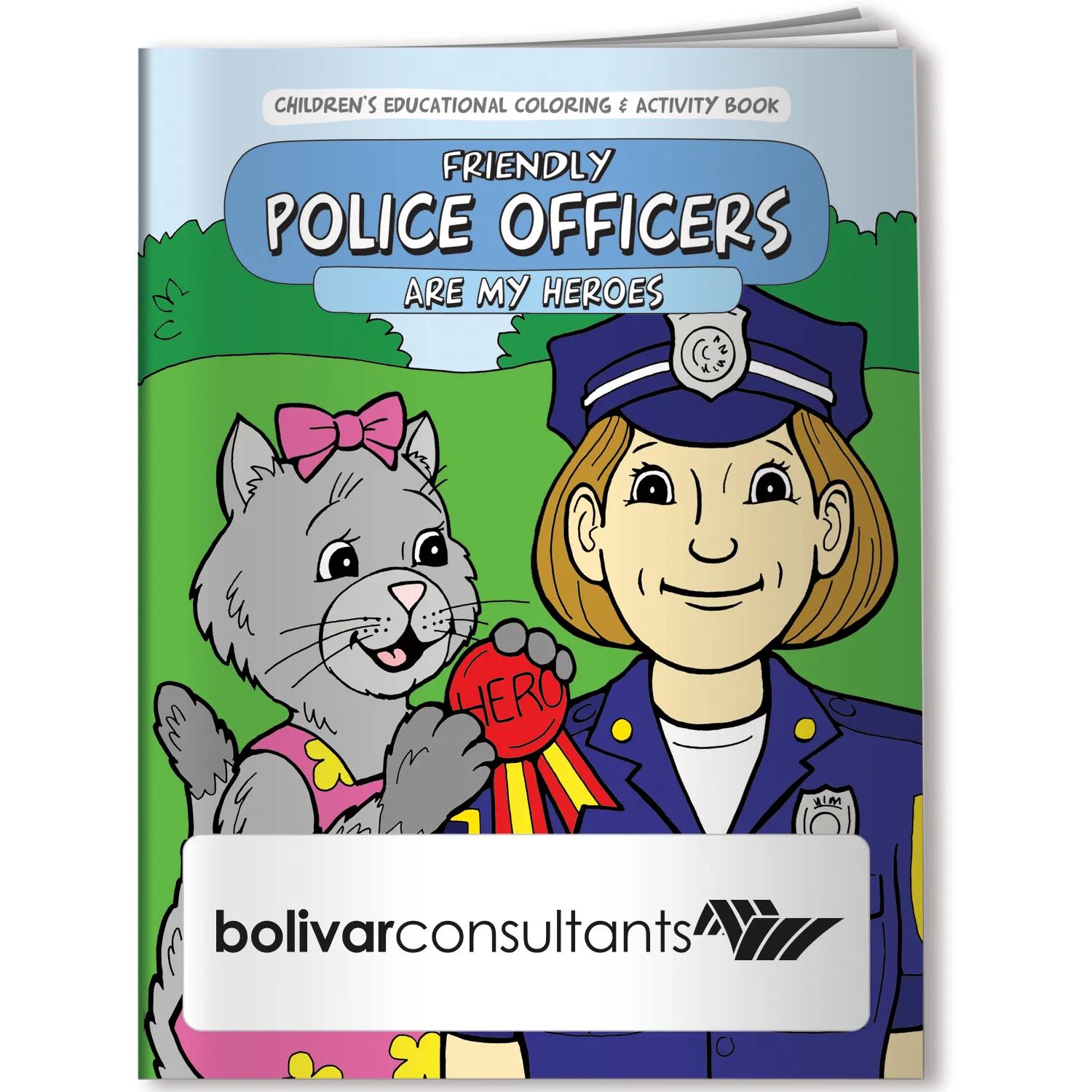 Coloring Book: Friendly Police Officers 4 of 5