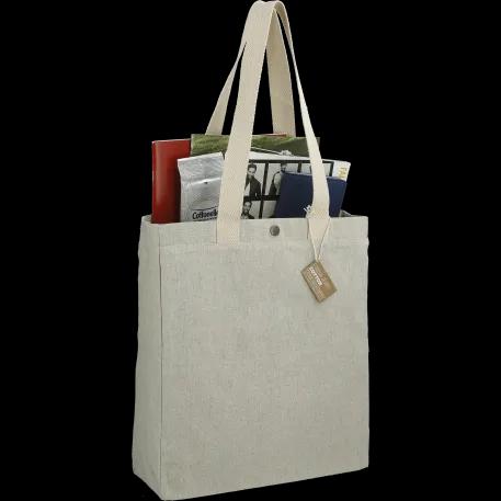 Repose 10oz Recycled Cotton Box Tote w/Snap 6 of 7