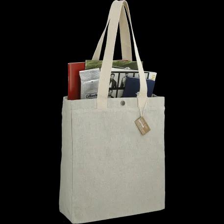 Repose 10oz Recycled Cotton Box Tote w/Snap 8 of 11