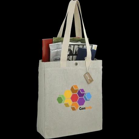 Repose 10oz Recycled Cotton Box Tote w/Snap 3 of 11