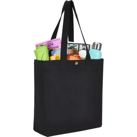 Repose 10oz Recycled Cotton Box Tote w/Snap 6 of 11