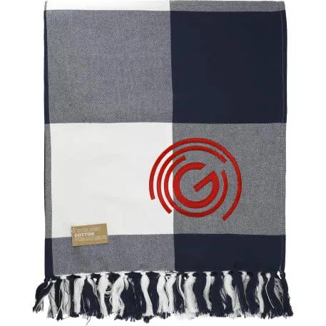 Field & Co. 100% Organic Cotton Check Throw Blanke 2 of 9