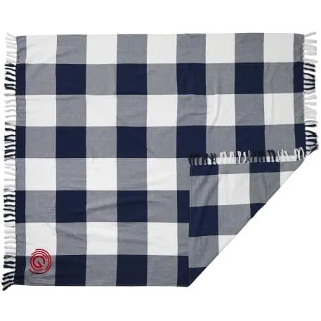 Field & Co. 100% Organic Cotton Check Throw Blanke 3 of 9