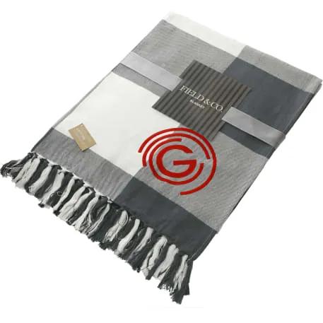 Field & Co. 100% Organic Cotton Check Throw Blanke 5 of 9