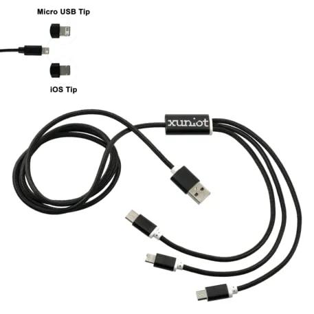 Realm 3-in-1 Long Charging Cable 3 of 6