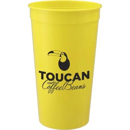 Solid 32oz Recycled Stadium Cup