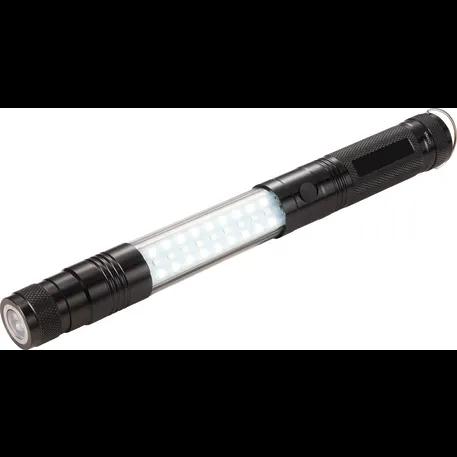 Telescopic Magnetic COB LED Flashlight w/Sidelight 1 of 6