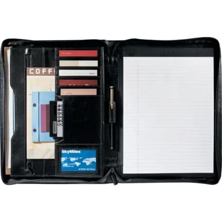 Renaissance Zippered Padfolio with FSC® Mix Paper 1 of 2