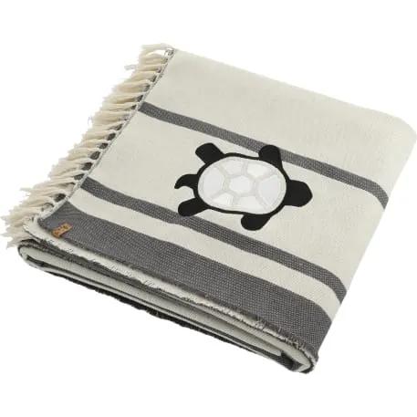 Tentree Organic Cotton Ocean Breeze Throw 4 of 5