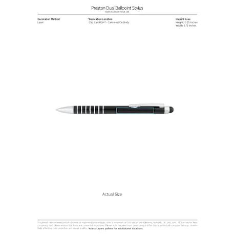 Preston Dual Ballpoint Stylus 7 of 12