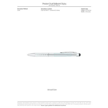 Preston Dual Ballpoint Stylus 9 of 12