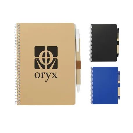 5” x 7” FSC® Mix Spiral Notebook with Pen 1 of 21