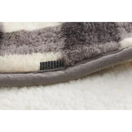 Field & Co.® Double Sided Plaid Sherpa Blanket 12 of 13