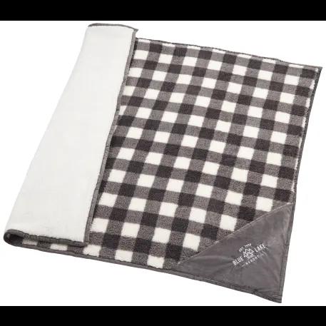 Field & Co.® Double Sided Plaid Sherpa Blanket 9 of 13