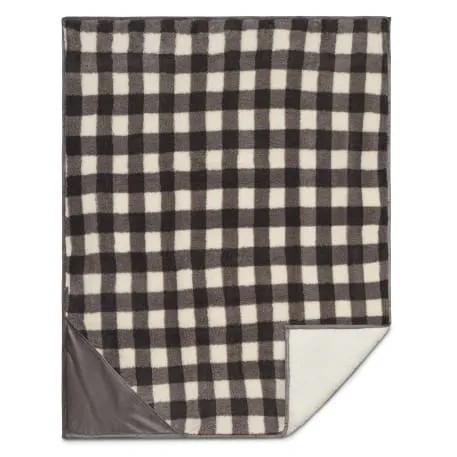 Field & Co.® Double Sided Plaid Sherpa Blanket 7 of 13