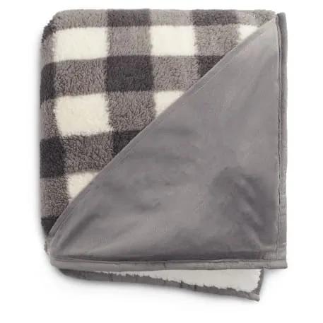 Field & Co.® Double Sided Plaid Sherpa Blanket 8 of 13