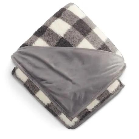Field & Co.® Double Sided Plaid Sherpa Blanket 4 of 13