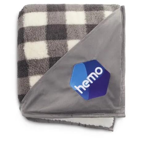 Field & Co.® Double Sided Plaid Sherpa Blanket