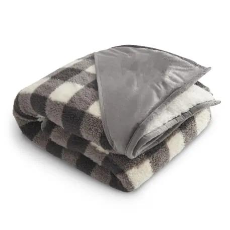 Field & Co.® Double Sided Plaid Sherpa Blanket 6 of 13