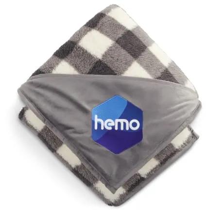 Field & Co.® Double Sided Plaid Sherpa Blanket 13 of 13