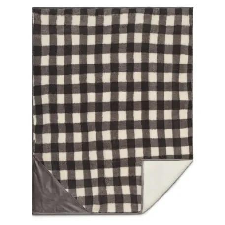 Field & Co.® Double Sided Plaid Sherpa Blanket 2 of 13