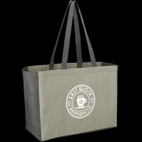 Recycled Cotton Contrast Side Shopper Tote 3 of 5