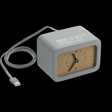 Set in Stone Wireless Charging Desk Clock 6 of 11