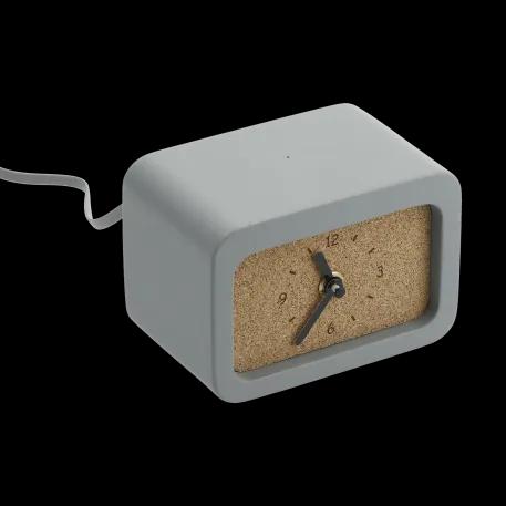 Set in Stone Wireless Charging Desk Clock 1 of 11