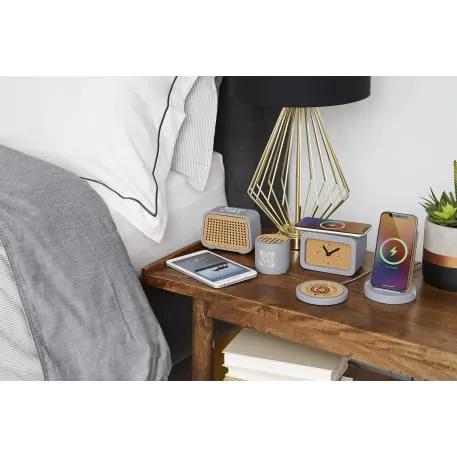 Set in Stone Wireless Charging Desk Clock 2 of 11