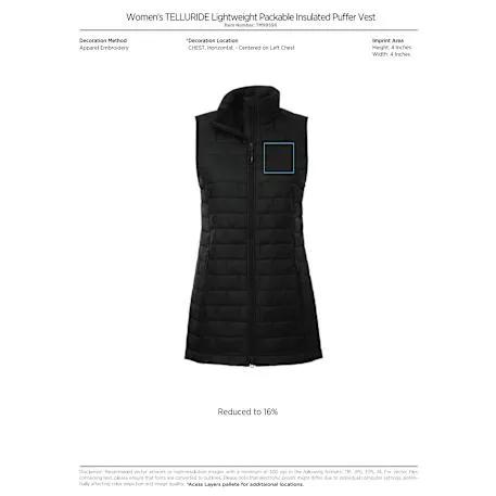 Women's TELLURIDE Packable Insulated Vest 42 of 54